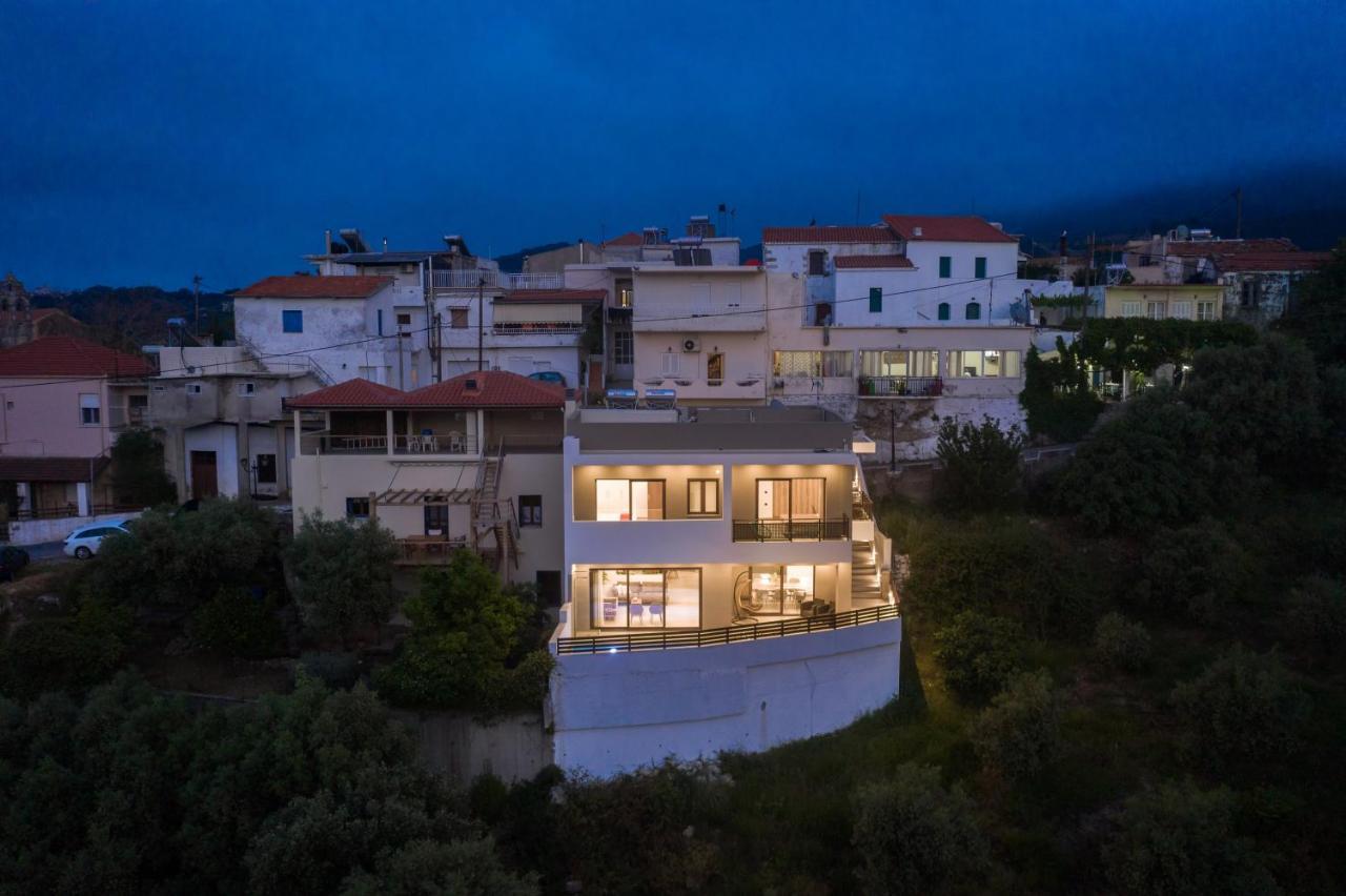 O-Cyanea Villa With Heated Pool Kournas Luaran gambar