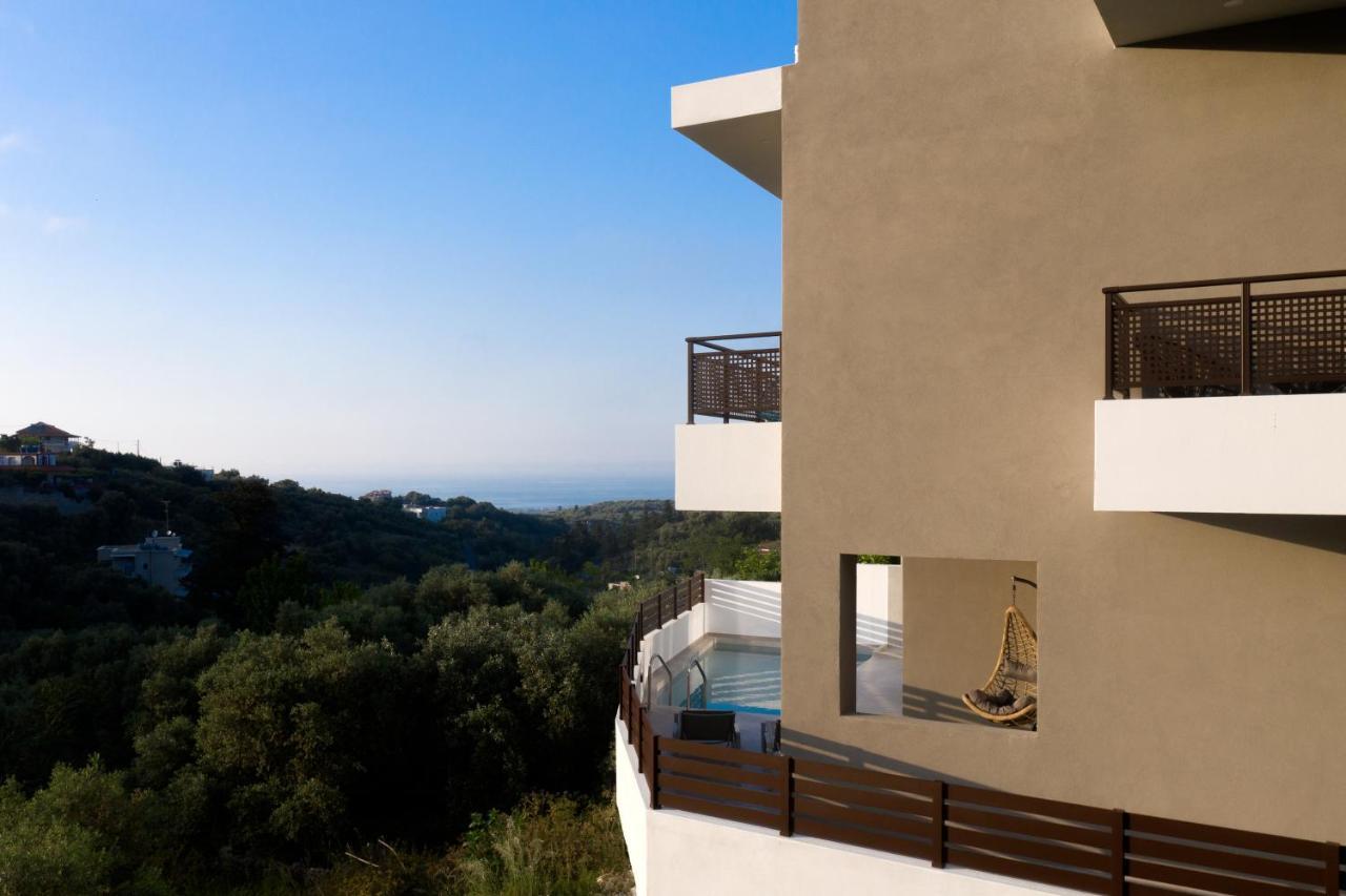O-Cyanea Villa With Heated Pool Kournas Luaran gambar