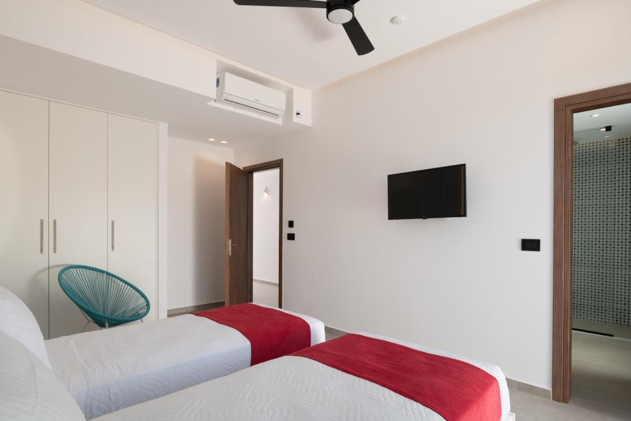 O-Cyanea Villa With Heated Pool Kournas Luaran gambar
