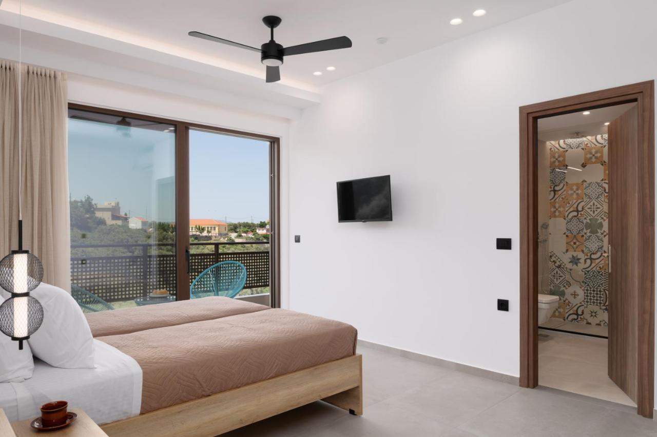 O-Cyanea Villa With Heated Pool Kournas Luaran gambar