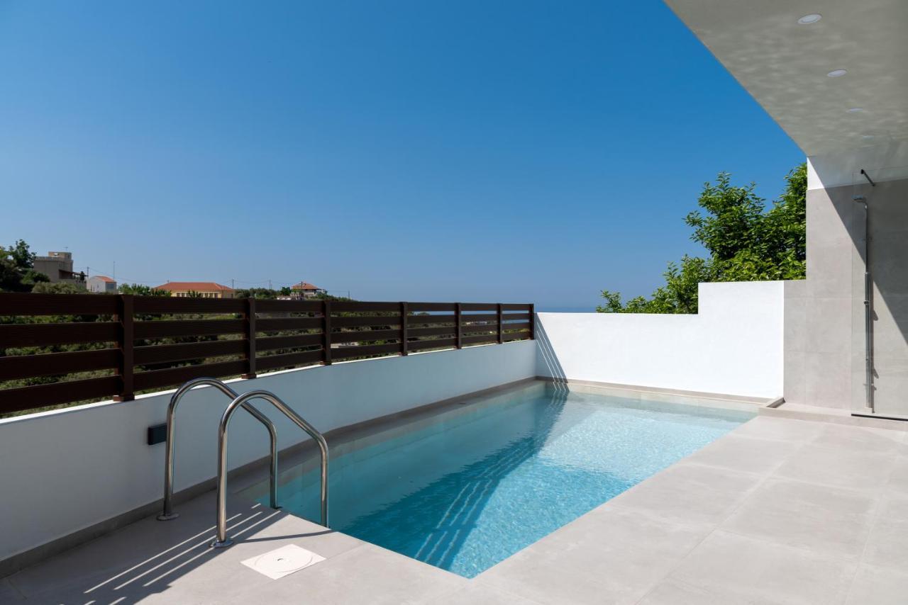 O-Cyanea Villa With Heated Pool Kournas Luaran gambar