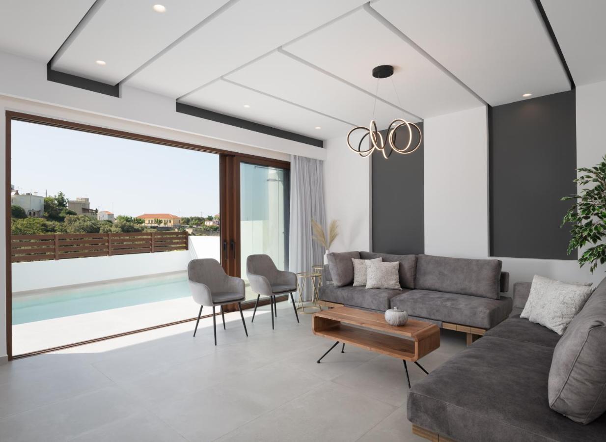 O-Cyanea Villa With Heated Pool Kournas Luaran gambar