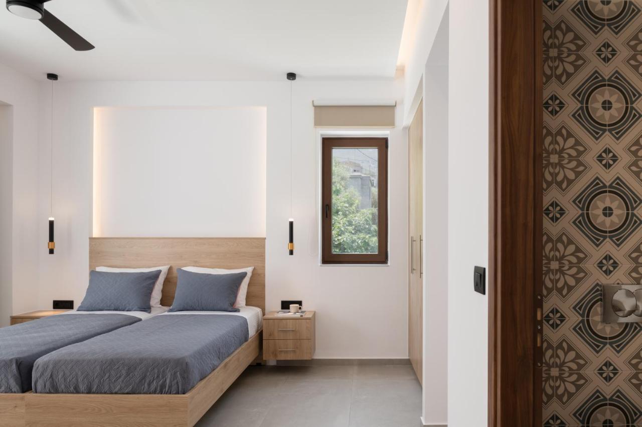 O-Cyanea Villa With Heated Pool Kournas Luaran gambar