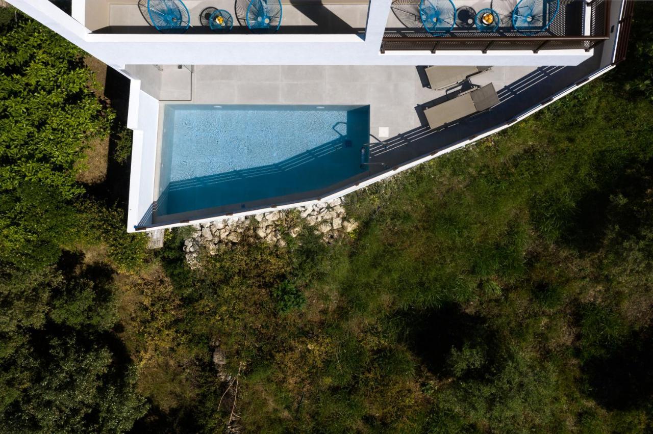 O-Cyanea Villa With Heated Pool Kournas Luaran gambar