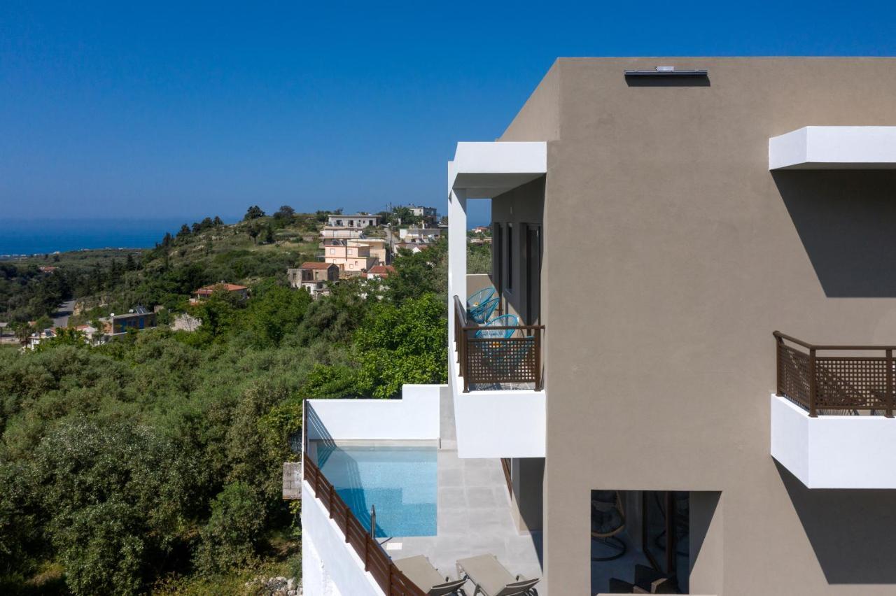 O-Cyanea Villa With Heated Pool Kournas Luaran gambar